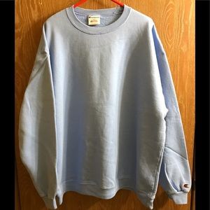 Light Blue Champion Crewneck Sweatshirt!